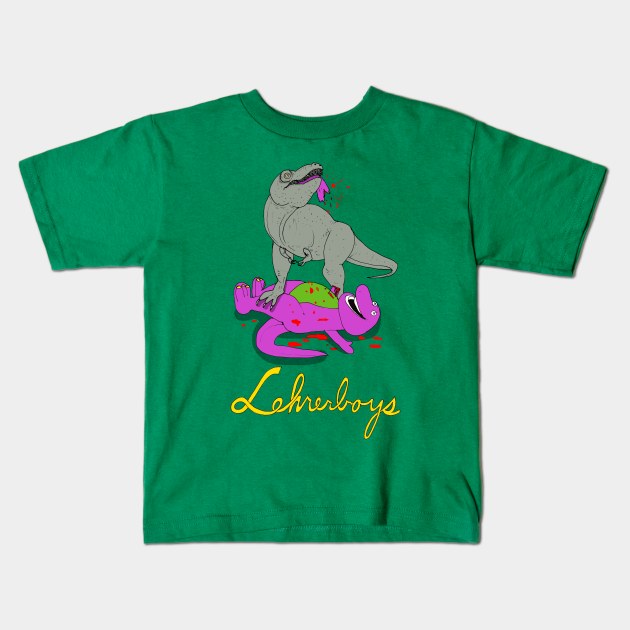 Jurassic Lunch Kids T-Shirt by lehrerboys